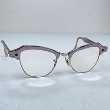 Vintage Bausch  Lomb 1/10 12K GF Cat Eye Eyeglasses Frames 44-18 Lavender