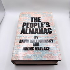 The People's Almanac By David Wallechinsky and Irving Wallace Hardcover 1975