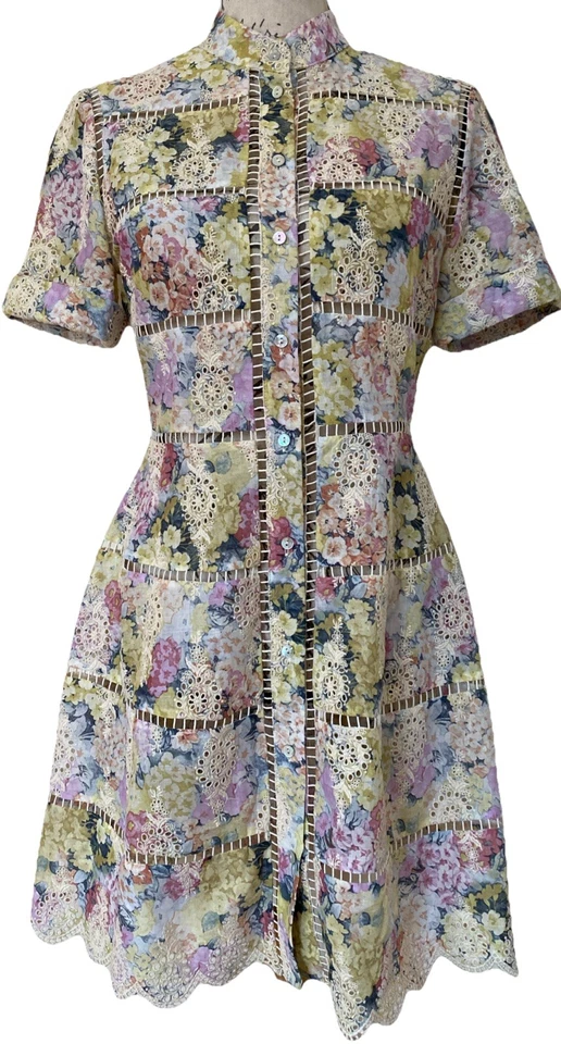 Vestido Zimmermann Valour Hortensia Bell Talla 1 Foto 2 de 4