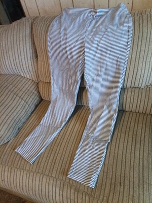 pants   black and white gingham or checkered pattern Michael Kors Size Large