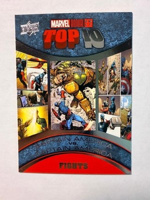 (2018) 2017 Upper Deck Marvel Annual Top Fights Captain America vs Captain TF-7