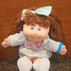 Cabbage Patch Kids 15in. Soft Body Doll Brown Yarn Hair. Smoke Free Home.