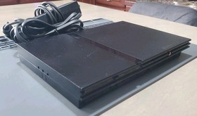 Sony PlayStation 2 PS2 Slim Console Black Bundle NEW DVD LASER! Tested! Works!