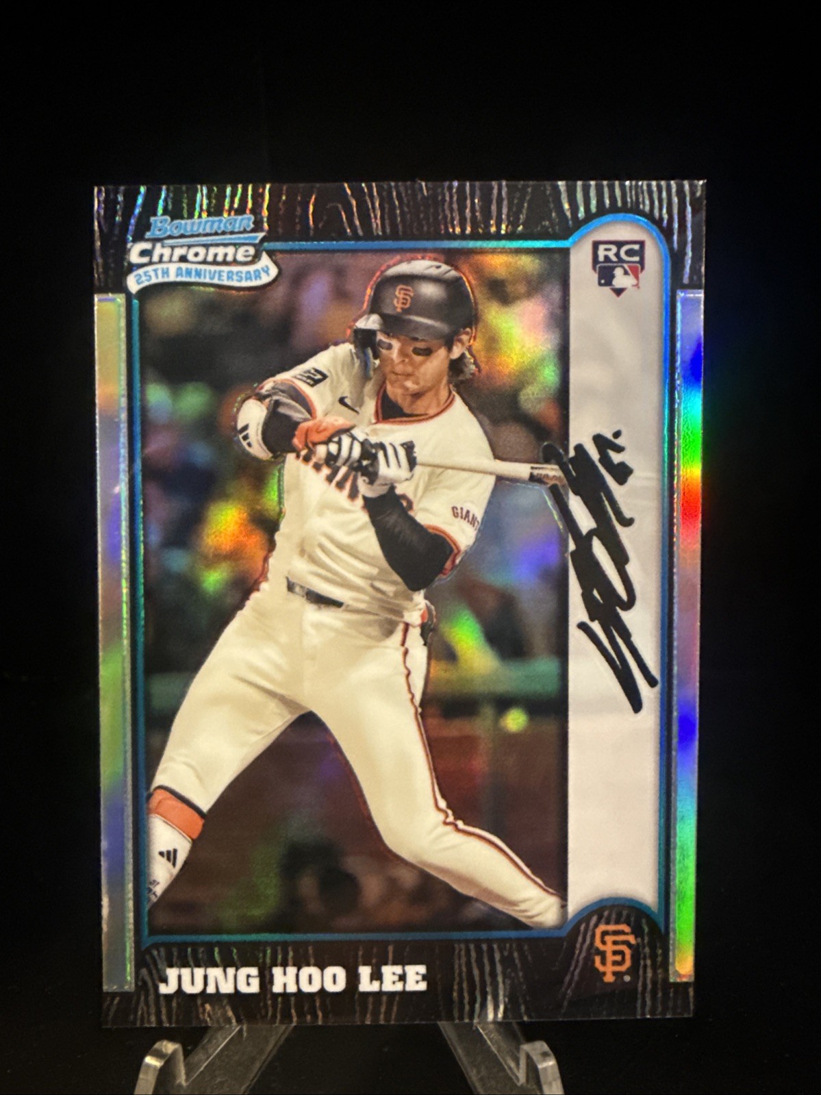 2024 Bowman Chrome Baseball #BCP25-5 Jung Hoo Lee RC 25th Anniversary SP Giants