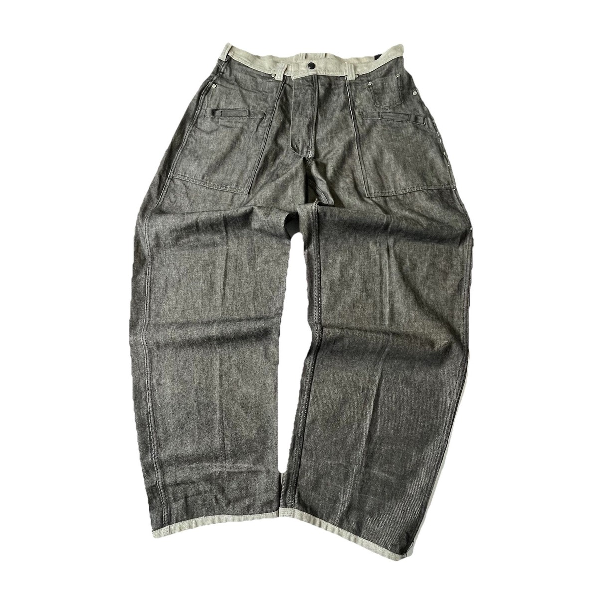 Parasuco Super Sick Vintage 90s Reversible Distressed Baggy Wide