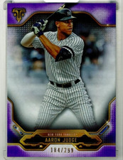 2020 Topps Triple Threads Aaron Judge #56 Base Amethyst Parallel【184/299】 Yankee