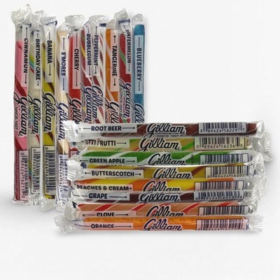 Gilliam Nostalgic Candy Sticks   Classic Retro Sweet Treats | Choose from 25+ Fl