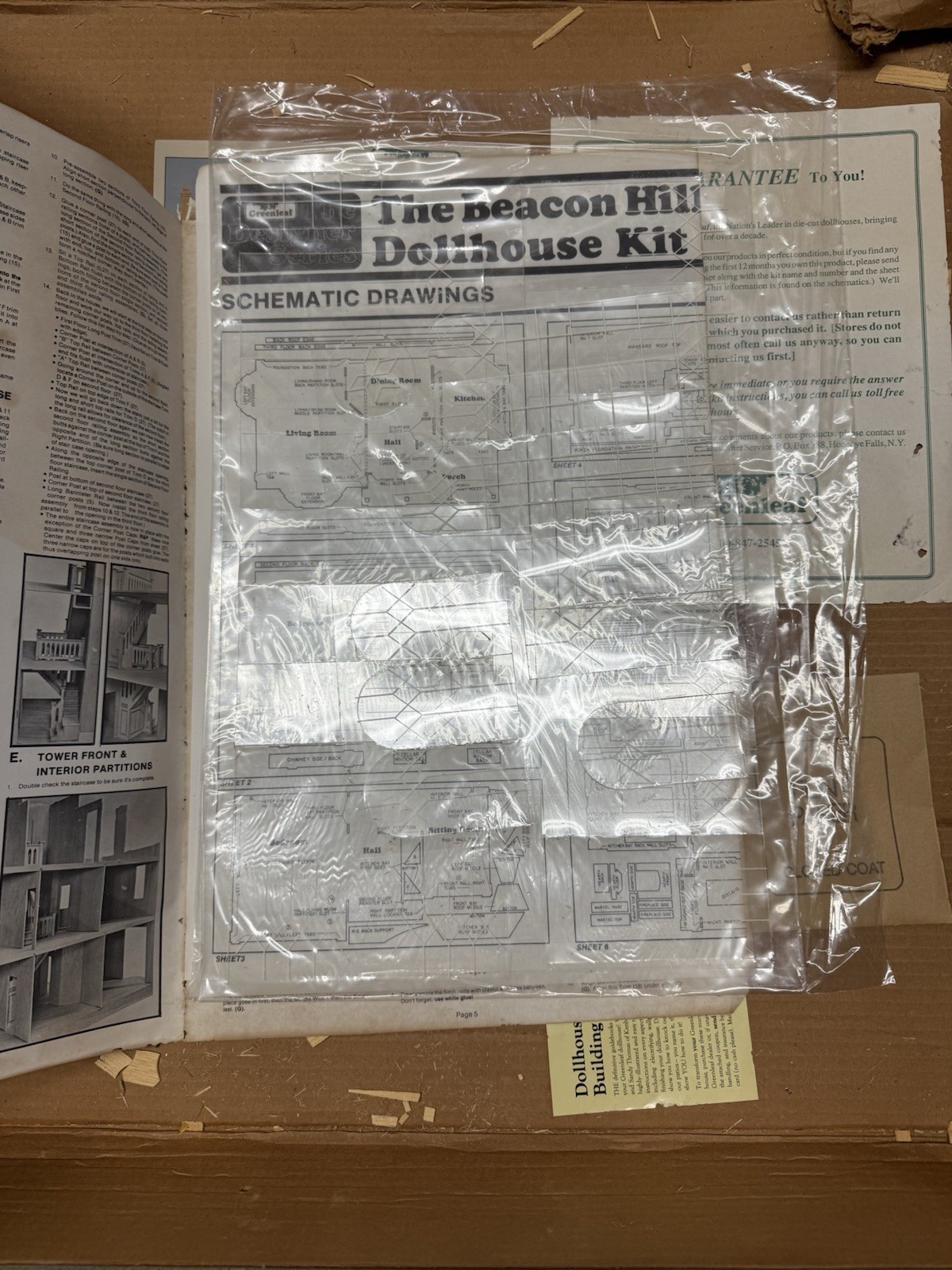 Greanleaf The Beacon Hill Doll House Kit For Parts Only