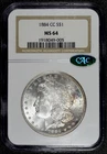 1884-CC - Morgan Silver Dollar - $1 - NGC MS64 - CAC Approved - See Video!