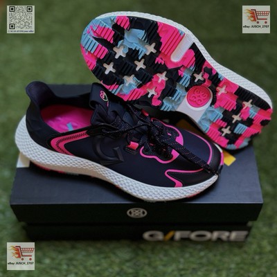 G/Fore GFORE MG4x2 Nylon Golf Running Shoe Sneakers   LADIES 9   Pink Blue