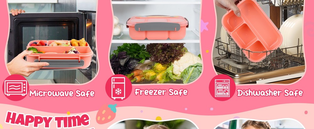Mix Bento Box Adult, Lunch Box Kids, Lunch Containers for