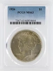 1926 PCGS MS63 S$1 Philadelphia Mint Peace Silver Dollar No Reserve