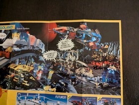 Vintage (1989) LEGO SPACE Futuron Space Police Blacktron Sets Poster - RARE