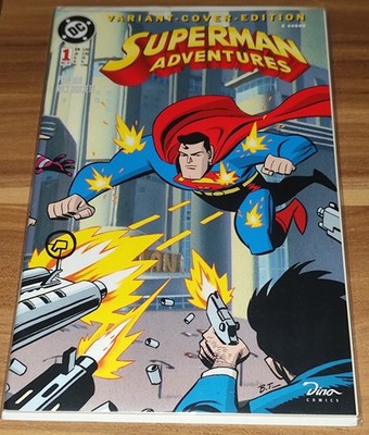 DC Dino Comics - Superman Adventures # 1 VARIANT COVER EDITION [1997] NEU