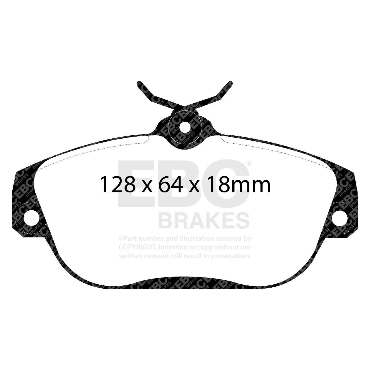 EBC DP41095R BRAKE PAD SET DISC BRAKE Front