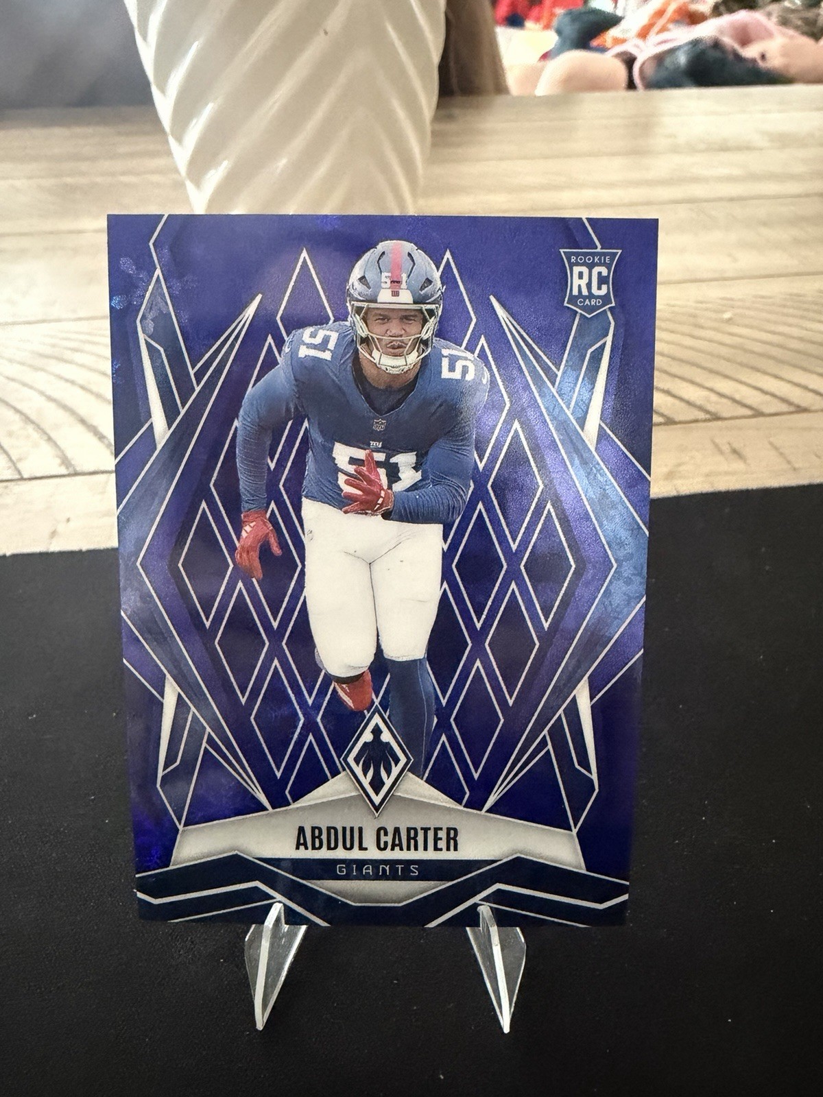 2025 Panini Phoenix - Rookies Abdul Carter #177 Blue Winter Parallel / 199 (RC) 