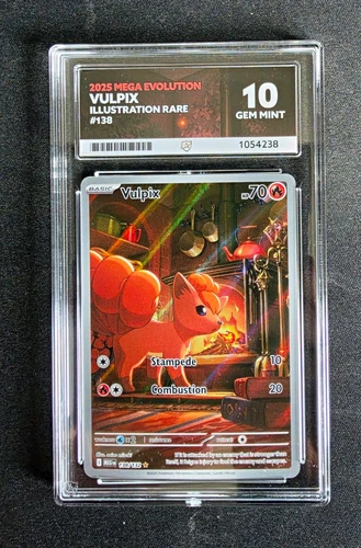 Vulpix ACE 10 - Mega Evolution ME 138/132 IR Illustration Rare 2025 Pokemon TCG