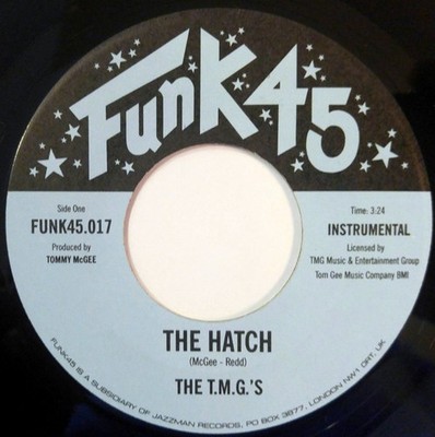 TMG's - Hatch / Agravation - Used Vinyl Record 7 - F4593z