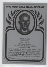 1988-2013 Pro Football Hall of Fame Metallic Wayne Millner HOF 0q3