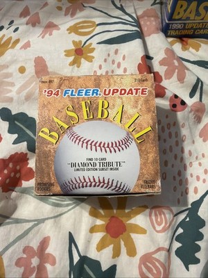 1994 Fleer Update Baseball with Diamond Tributes 210 Cards Complete Set