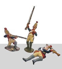 American Revolution 3 Hessian Grenadiers-60MM-2 3/8"
