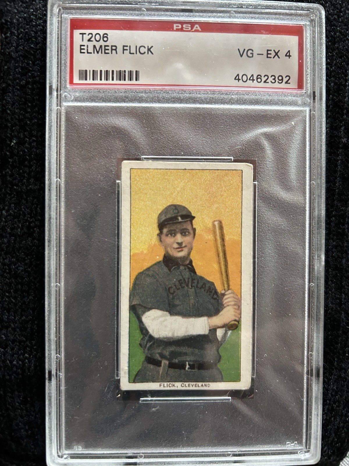 1909-11 T206 - Elmer Flick 350 Factory No. 30 Back (RC)