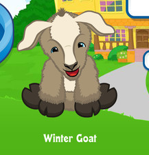 Webkinz Winter Goat Virtual Pet Adoption Code Only Messaged Webkinz Seasonal  