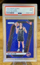2024 Panini Prizm WNBA - Caitlin Clark #145 Blue Velocity Prizm (RC)