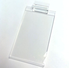 Slatwall Acrylic Sign Display Price Tag Holder 3.5" x 5.5 UPC Label Frame Holder