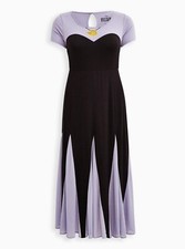 Torrid Disney Dress Maxi Little Mermaid Ursula Halloween Costume NWT New 3X