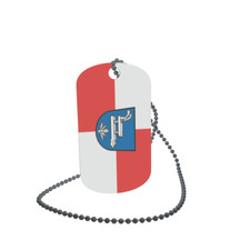 Dog Tag Flag Bunting Biblis Dog Tag Aluminium 30 x 50mm