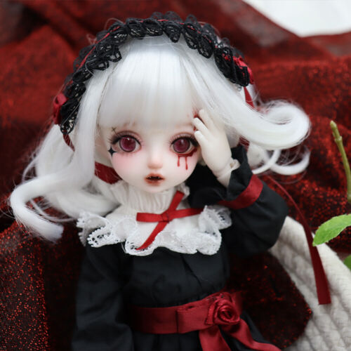 1/6 BJD Doll SD Ball Joint Doll Resin Girl Toy Full Set Handmade Demons Gift - Afbeelding 1 van 10