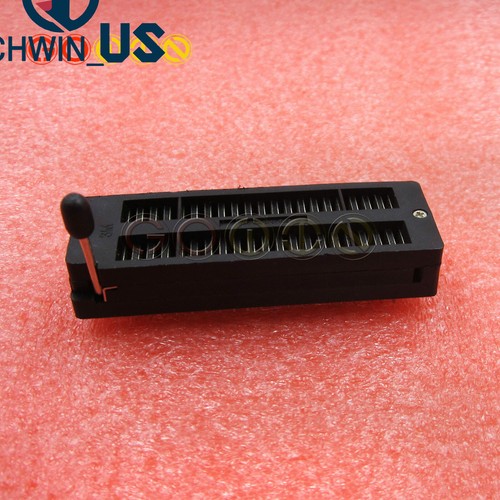 3M 40P Black ZIF ZIP IC Tester DIP Board Socket 2.54MM Narrow-Body L3US - Picture 2 of 9
