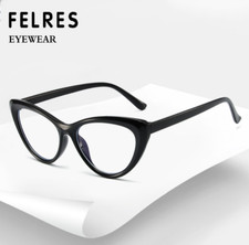 Cat Eye Anti Blue Light Eyeglasses For Women Clear Lens Retro Glasses Frames