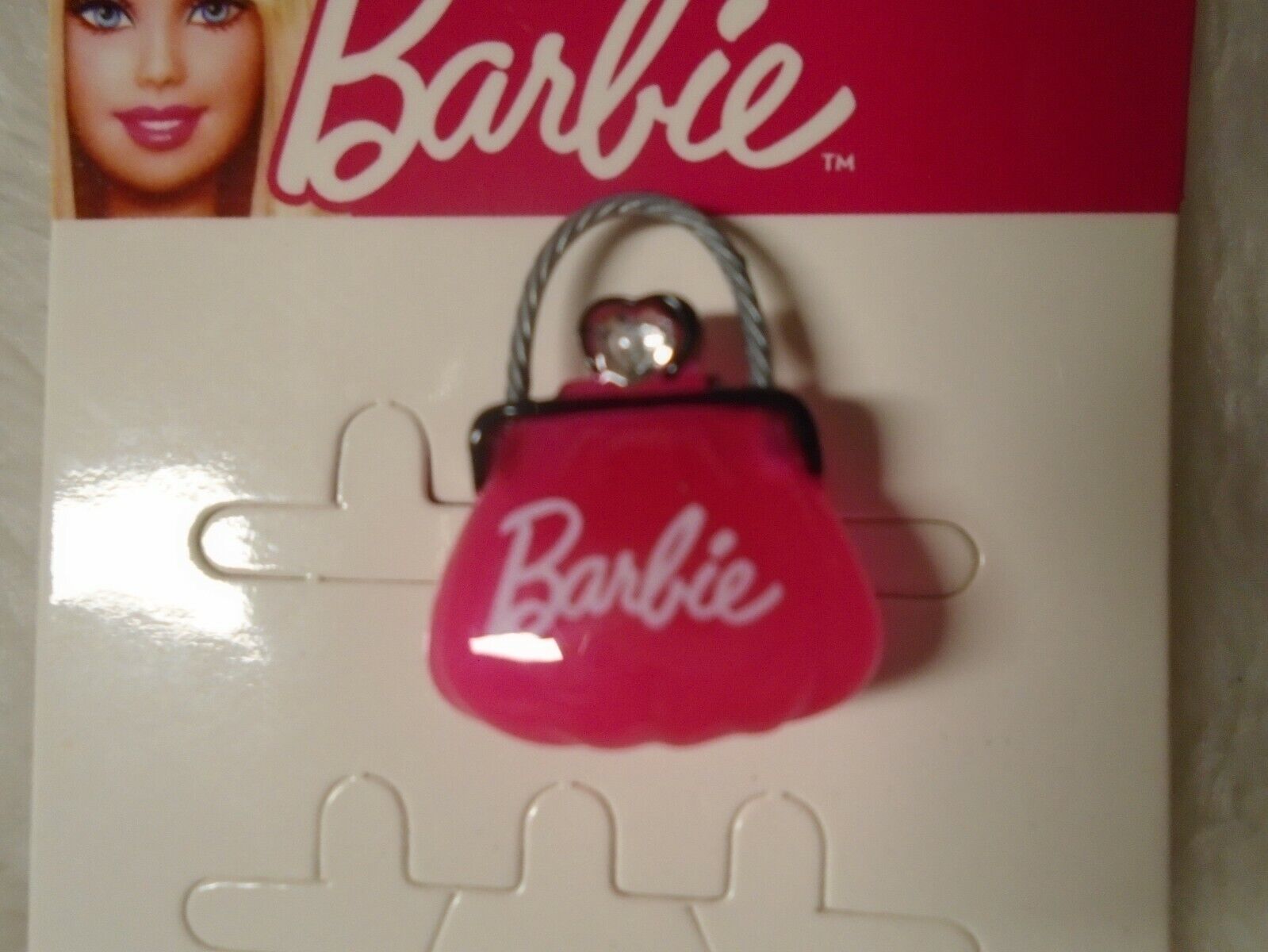 Rare! BARBIE GLITTERY PURSE Shoe Charm (Jibbitz) Fits Crocs!