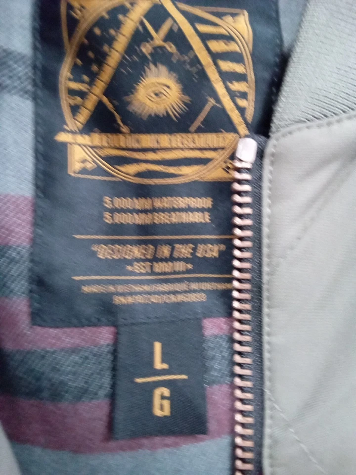 L1 Premium Goods Rockfeller Jacket Walnut Sz Large #Q4 - Image 3 of 3