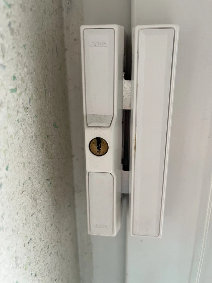 Abus FTS 88 Fenster und Türsicherung Einbruchschutz mit 1 Schlüssel weiß