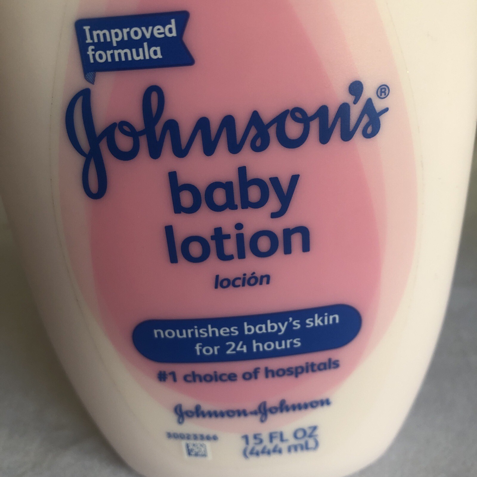 NOS Johnson's Baby Lotion Original Formula Pink Bottle 15 fl oz Mild & Gentle