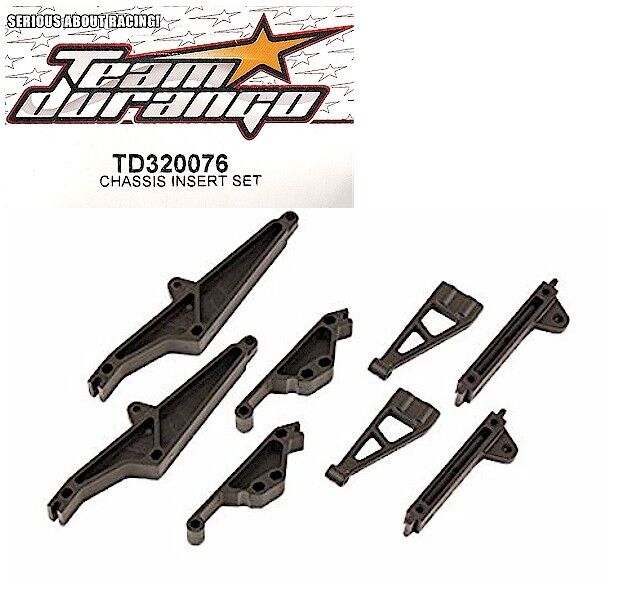 Details about   Team Durango Chassis Insert Set TD320076 1/10 4WD NEW
