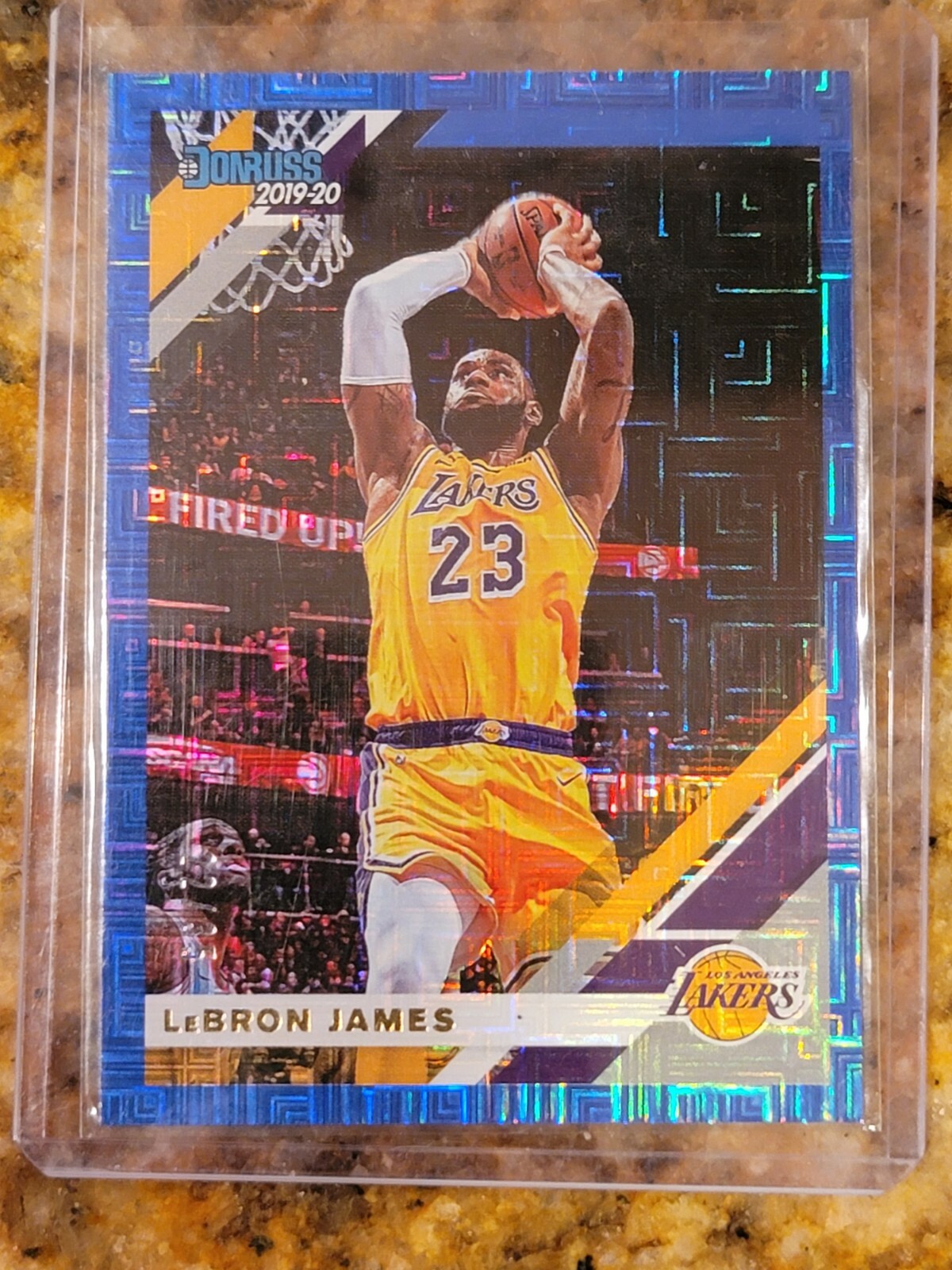 2019-20 Donruss Choice LeBron James Blue Infinite Refractor /35