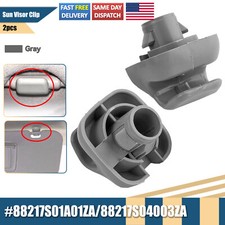 2X For Honda Civic Accord CR-V Sun Visor Bracket Hook Clips Hanger 88217S04003ZA