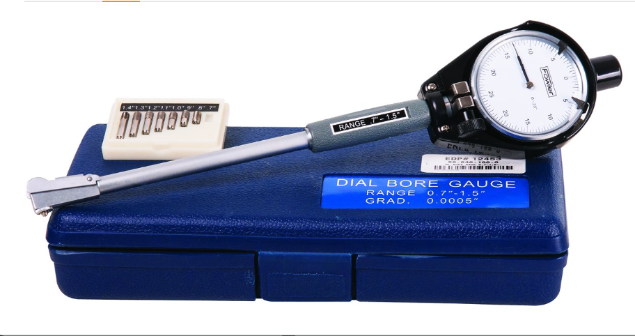 Fowler 52-646-100-0 Dial Bore Gage Set 0.7 to 1.5 Inch Measuring Range