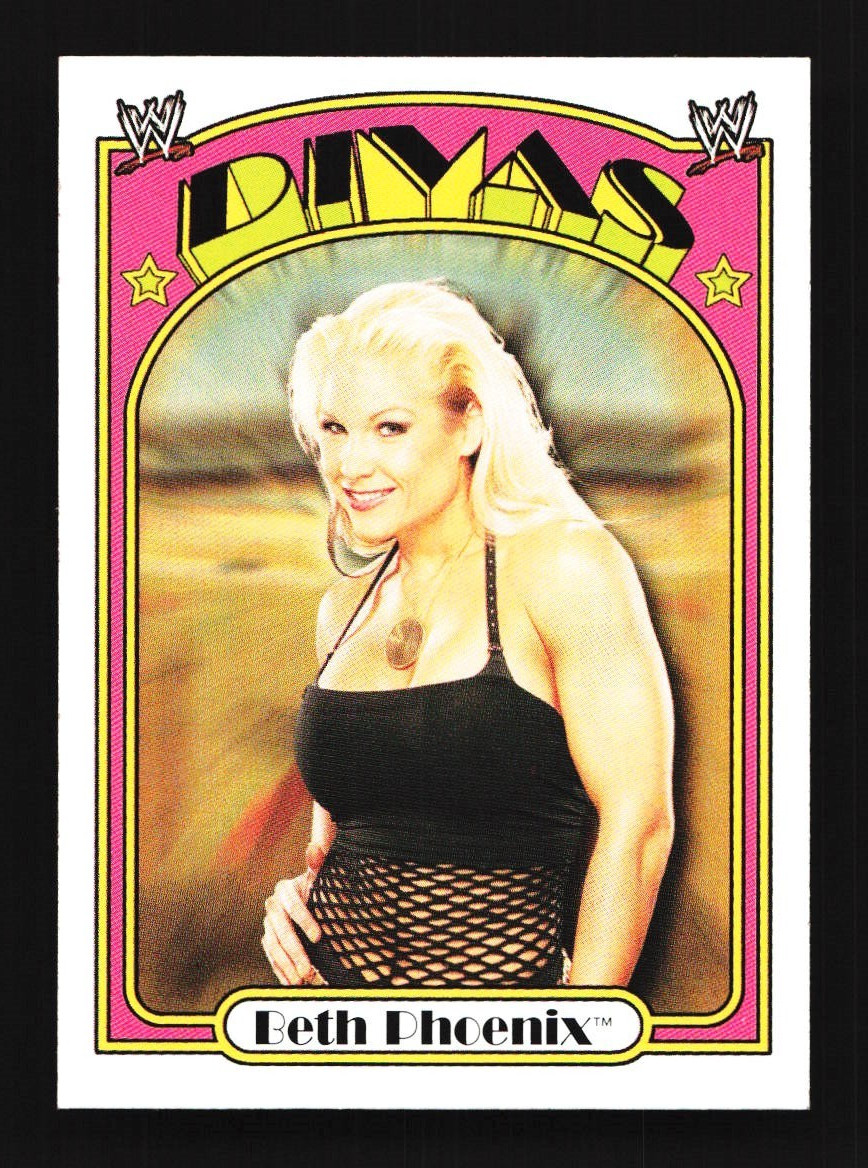 2006 Topps Heritage II WWE #63 Beth Phoenix DV RC NMMT 6879