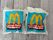 McDonalds Happy Meal Cactus Plant Flea Market 2022 LOT Birdie Buddy Figure