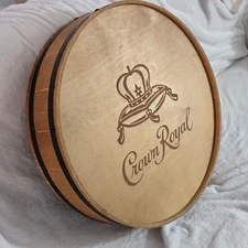 Crown Royal Barrel - Large Display / Pole Display - 22" Wide