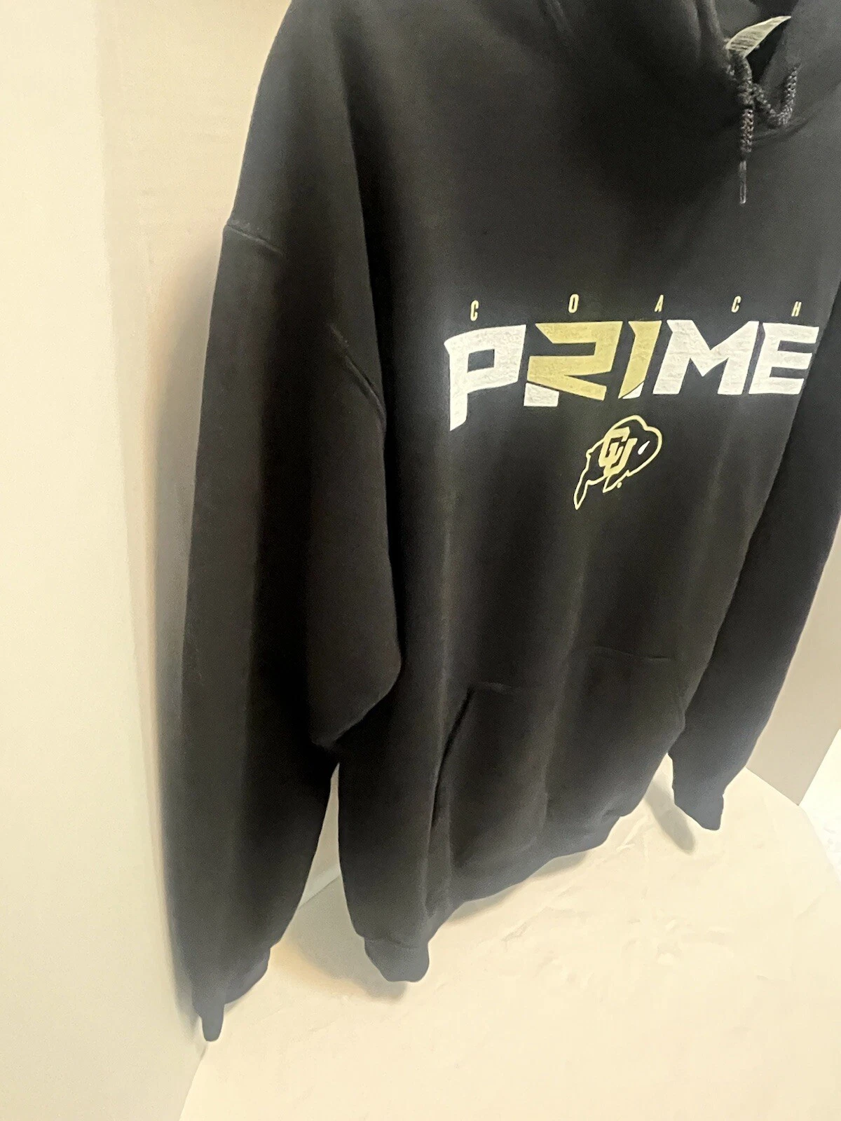 Felpa con cappuccio Colorado Buffaloes Coach Prime nera uomo media M blu 84 Deion Sanders