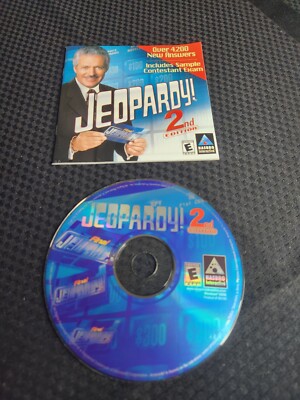 Jeopardy! PC *BUY 2 GET 1 FREE* CD-ROM Computer Game Without Case