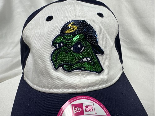 Vtg Beloit Snappers Sequin New Era Strapback Women’s Hat Minor League Baseball - Picture 2 of 11