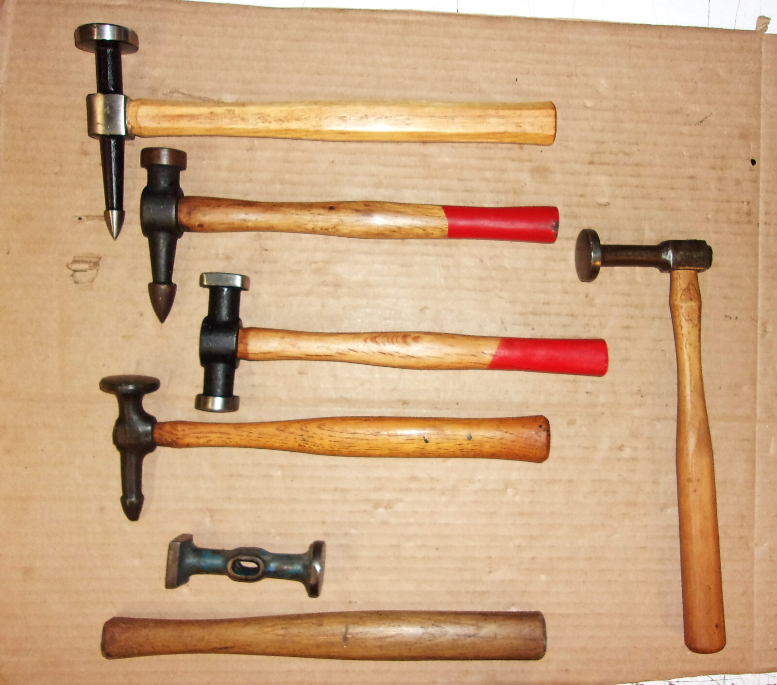 6 VINTAGE AUTO BODY HAMMERS BLUE POINT, PORTER FERGUSON eBay