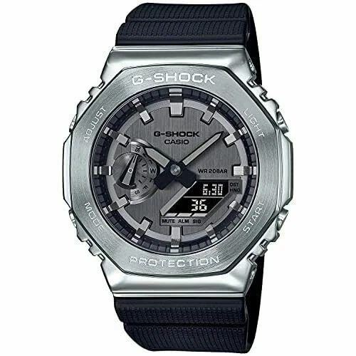 CASIO G-SHOCK GM-2100-1AJF カシオーク 箱付き CASIO G-SHOCK Quartz GM-2100-1AJF Men's Watch Metal Covered LED